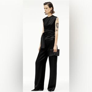 Zara Narciso Rodriguez wide leg pants Black‎ XS NWT